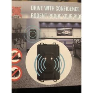 4pack Under Hood Mouse Repeller Ultrasonic Rodent Rat Repellent for Car Engine